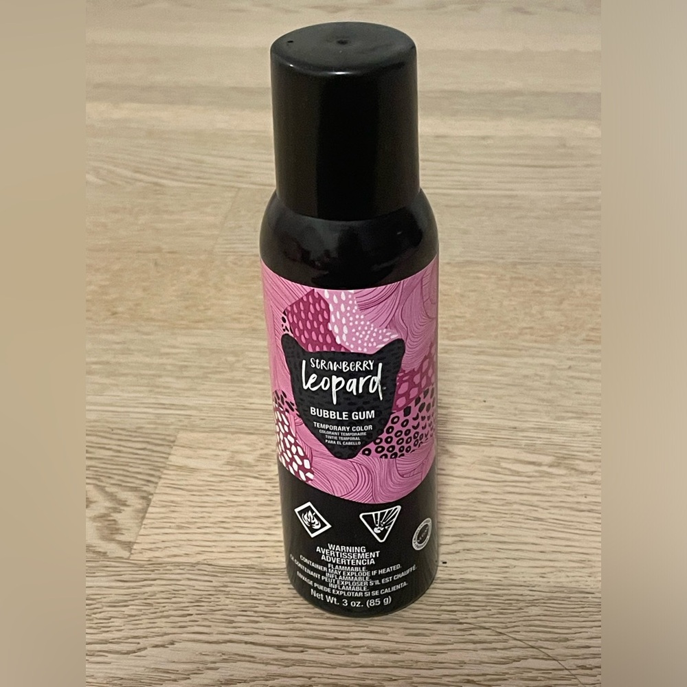 Strawberry Leopard Bubble Gum Temporary Hair Color